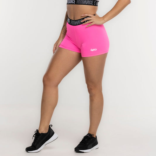 SHORTS ELASTIC COMPRESSION FITDANCE PINK