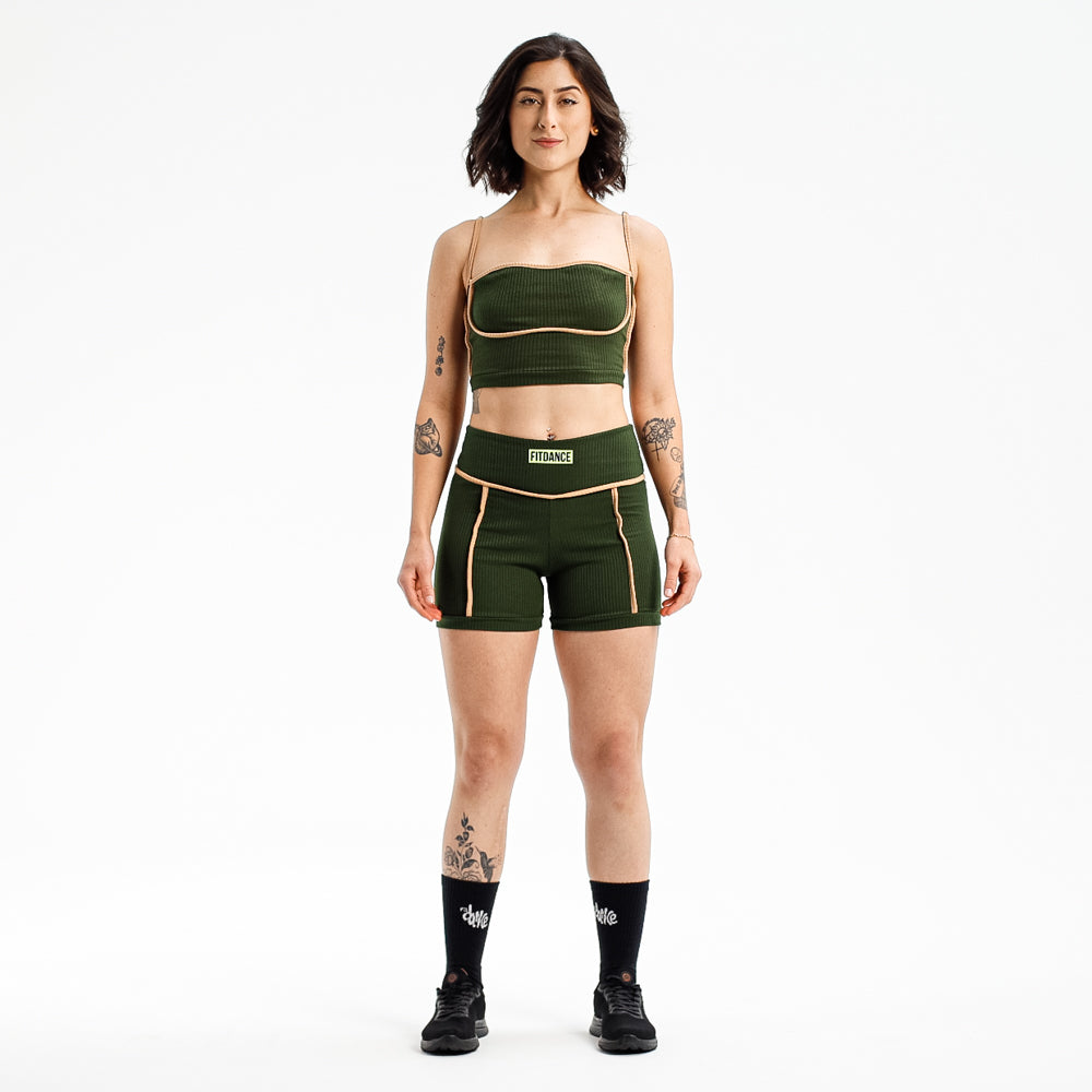 SHORTS VIES PL FITDANCE VERDE