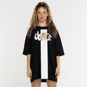 CAMISETA BIG OVERSIZED LINES ESTAMPA BRANCA