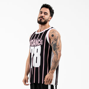 REGATA LISTRA BASQUETE FITDANCE SPORT PRETO