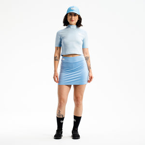 SHORTS SAIA VIÉS FITDANCE AZUL