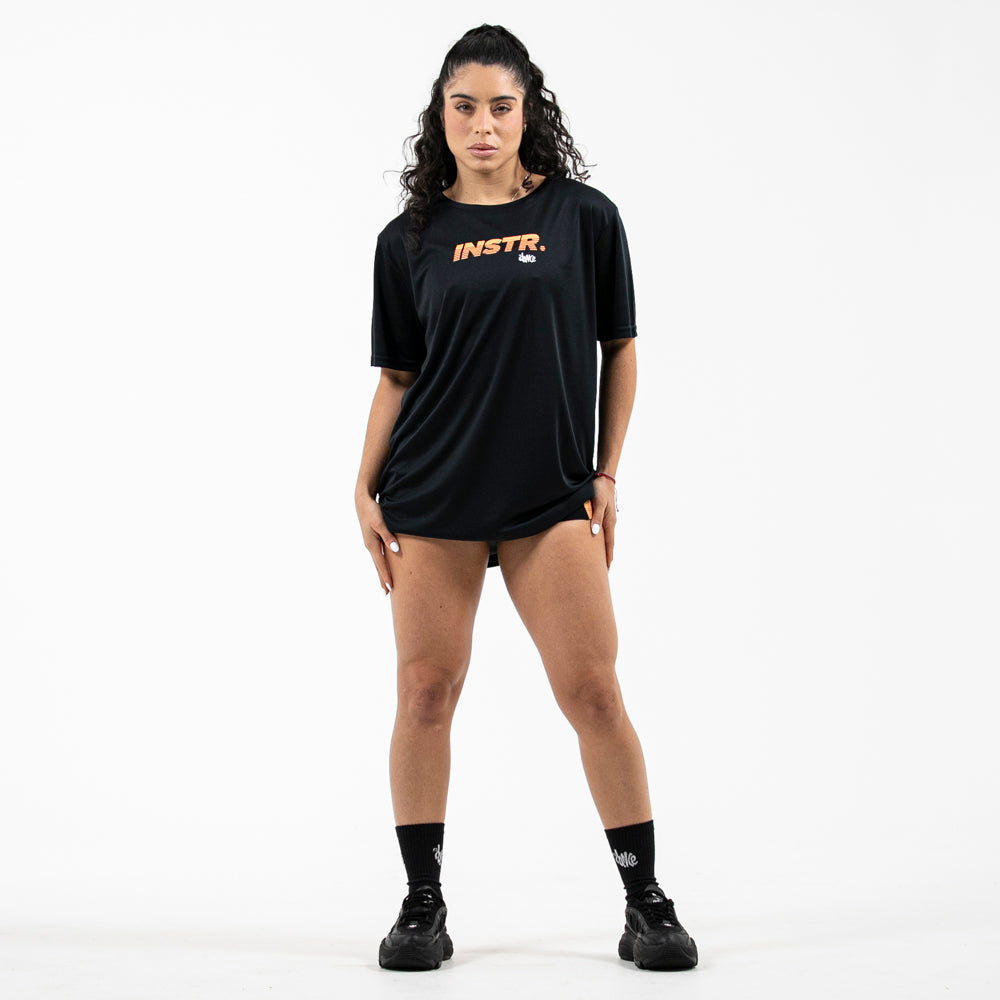 CAMISETA DRY FIT INSTRUCTOR BEATS FITDANCE PRETO