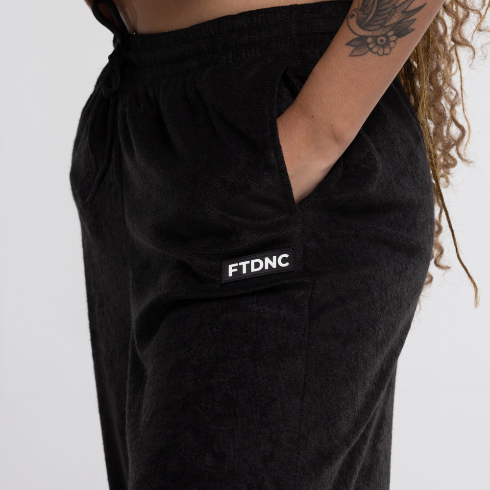 CALÇA PANTALONA MALHA COTELÊ FTDNC PRETO