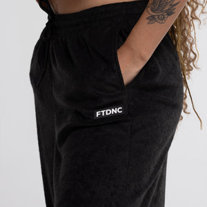 CALÇA PANTALONA MALHA COTELÊ FTDNC PRETO