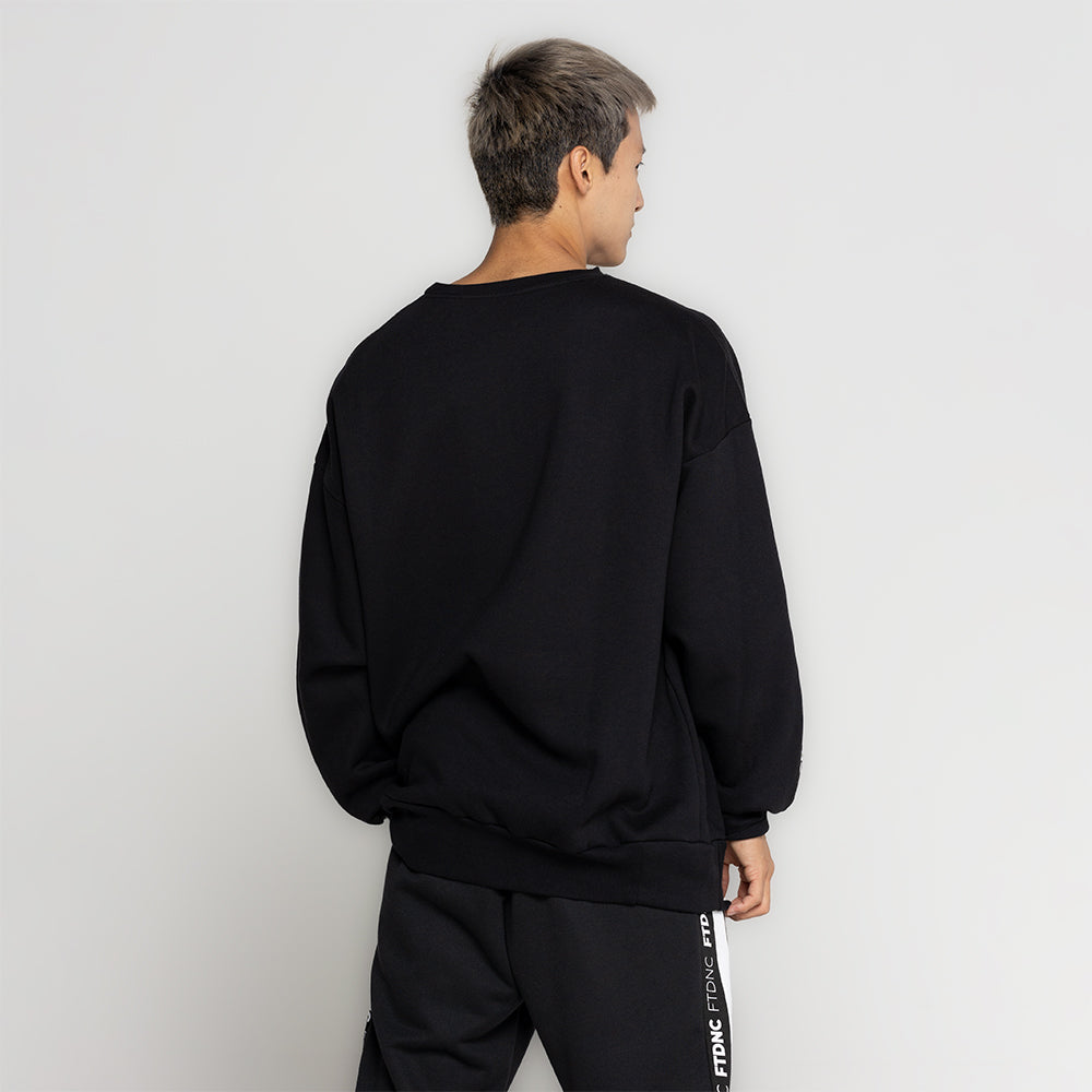 MOLETOM LISTRA PRETO FTDNC