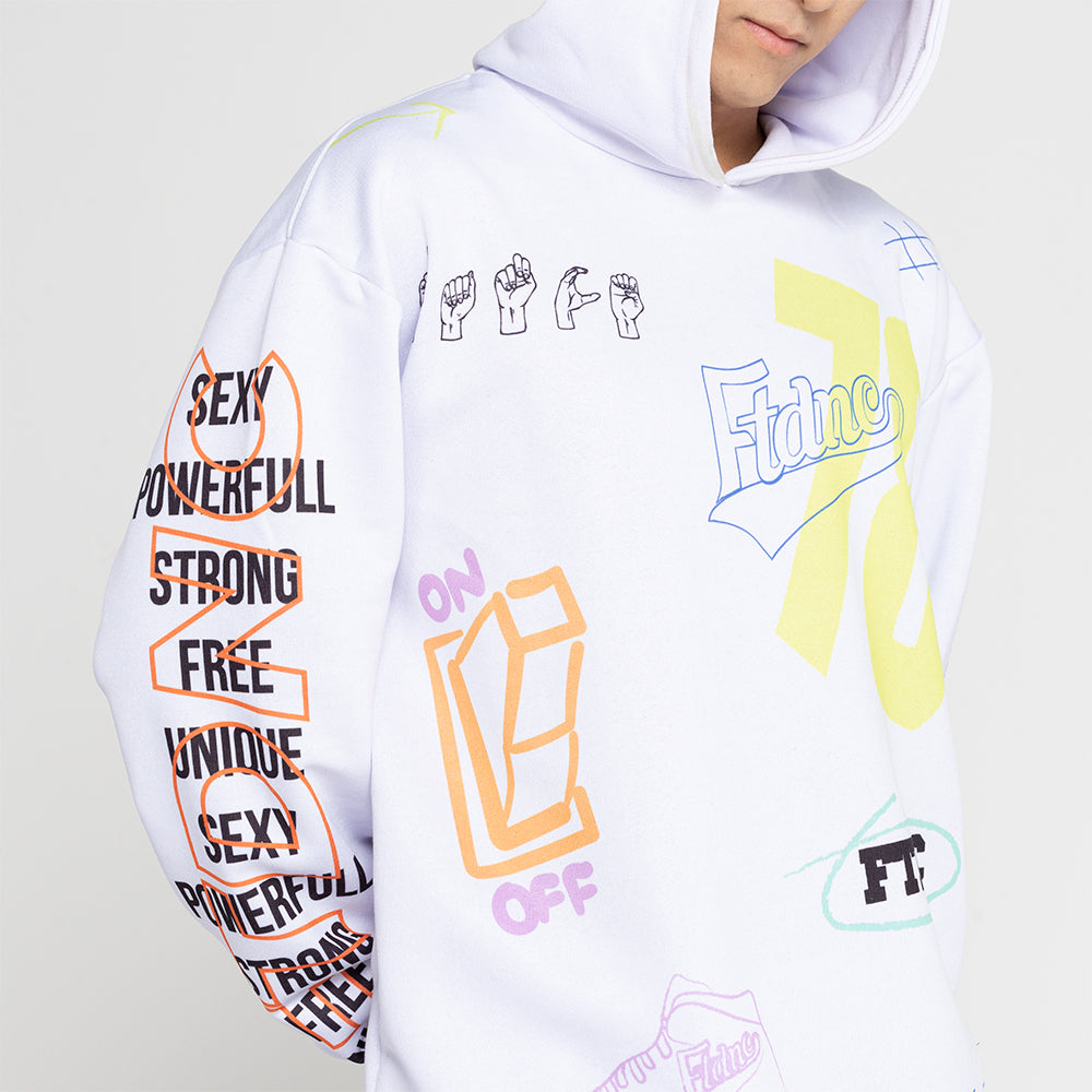 MOLETOM BRANCO MANIFESTO FTDNC