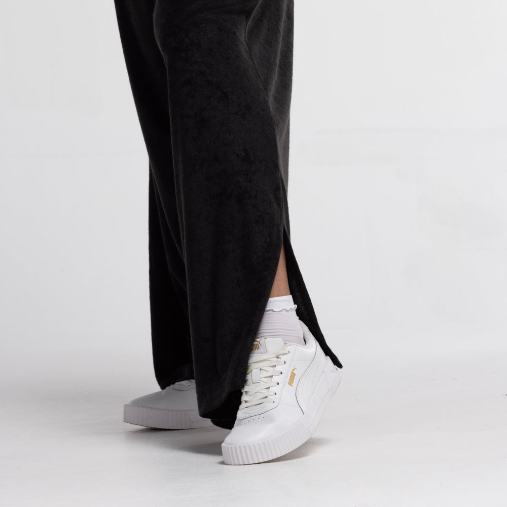 CALÇA PANTALONA MALHA COTELÊ FTDNC PRETO