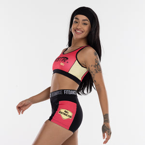 TOP REGATA TRICOLOR INSTRUCTOR FITDANCE ROSA