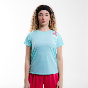 CAMISETA LISTRA FITDANCE INSTRUCTOR AZUL