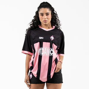 CAMISETA V FUTEBOL FITDANCE SPORT PRETO