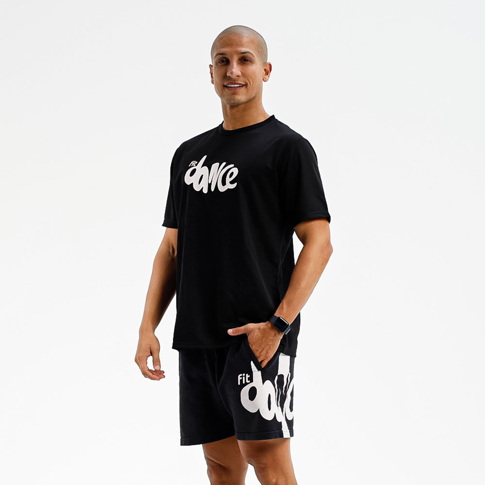 CAMISETA ALGODÃO CLASSIC FITDANCE PRETO