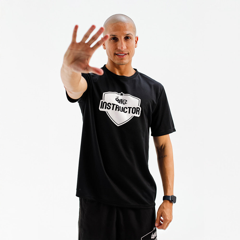 CAMISETA CLASSIC INSTRUCTOR FITDANCE PRETO