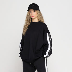 MOLETOM LISTRA PRETO FTDNC