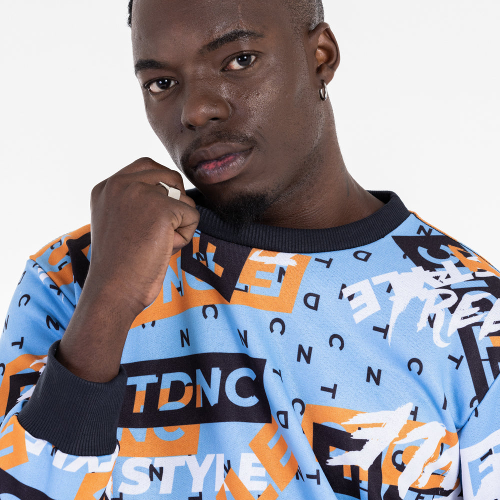 MOLETOM LOGOS FTDNC AZUL