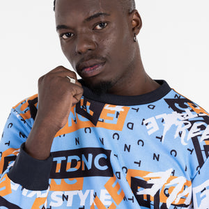 MOLETOM LOGOS FTDNC AZUL