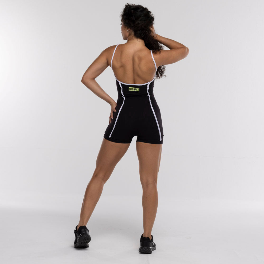 MACACÃO VIÉS FITDANCE PRETO