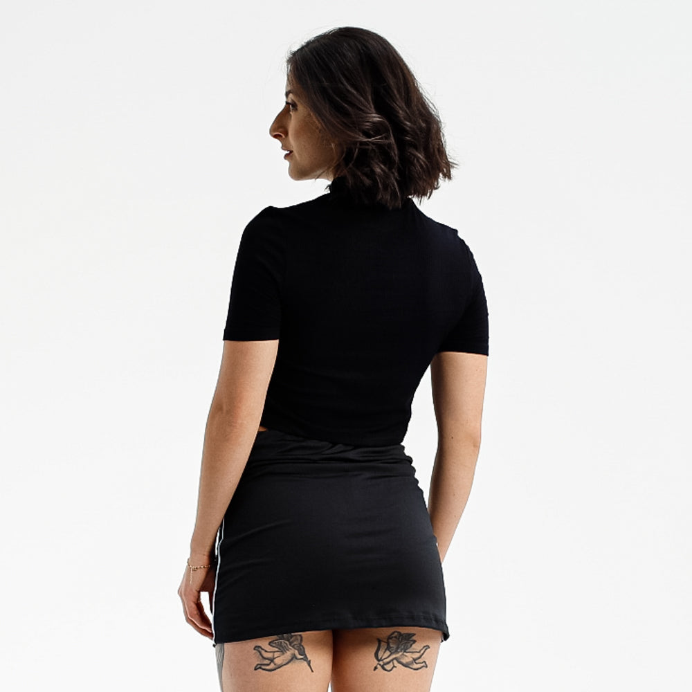 CROPPED GOLINHA FITDANCE PRETO