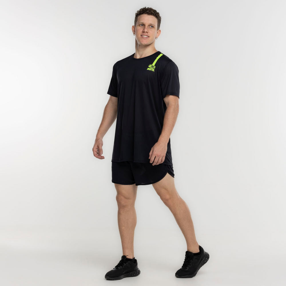 CAMISETA ESTAMPA OMBRO FITDANCE INSTRUCTOR PRETO