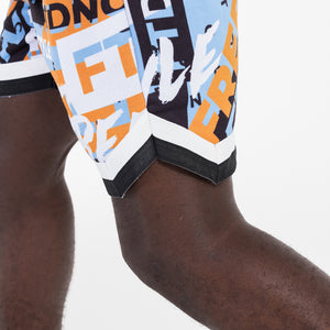 BERMUDA BASQUETE LOGOS FTDNC AZUL