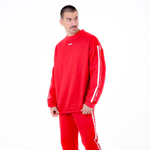 MOLETOM LISTRA FTDNC VERMELHO