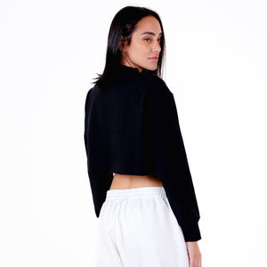 MOLETOM CROPPED FTDNC PRETO