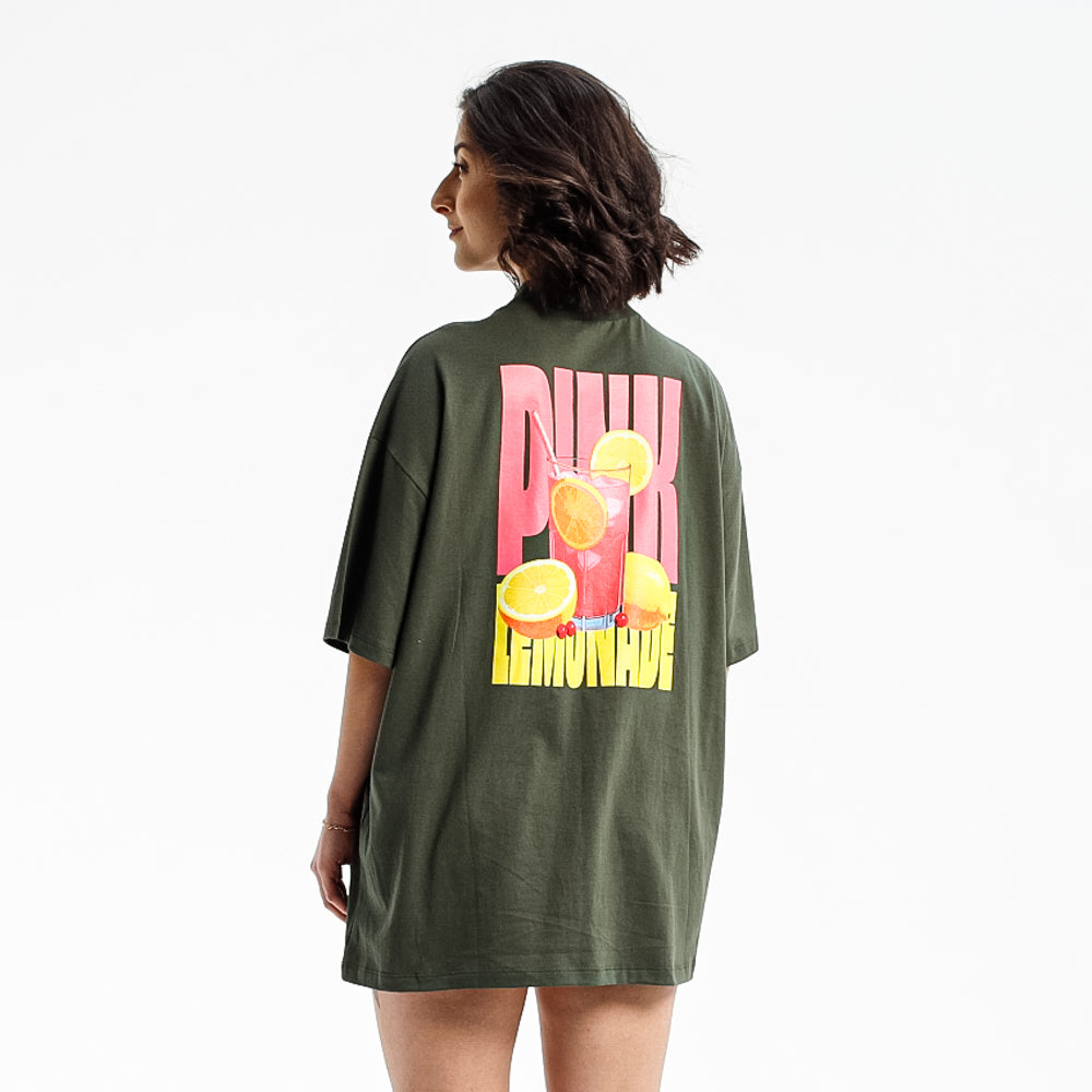 CAMISETA OVERSIZED PL FITDANCE VERDE