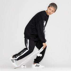 MOLETOM LISTRA PRETO FTDNC