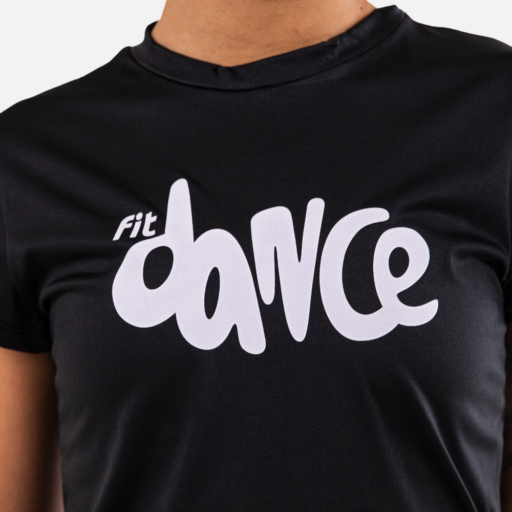 BABY LOOK FITDANCE BOLD PRETO