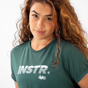 CROPPED FITDANCE INSTRUCTOR CHROMA VERDE