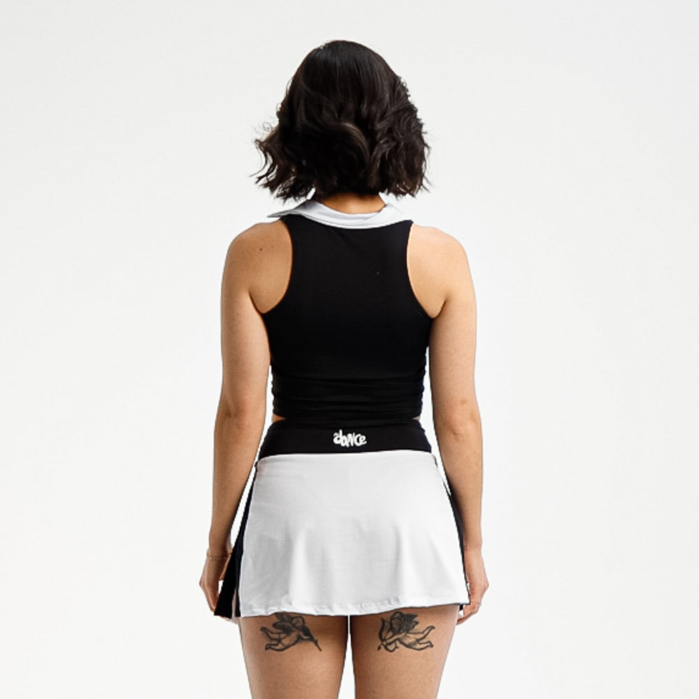 SHORTS SAIA PLISSADO FITDANCE SPORT PRETO