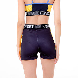 SHORTS ELASTICO CUSTOM FITDANCE PRETO