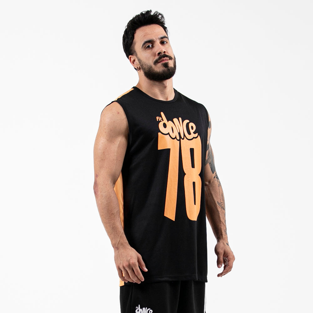 REGATA MACHÃO BEATS FITDANCE PRETO