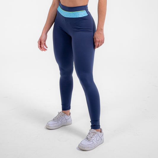 LEGGING FAIXA CINTURA FITDANCE AZUL
