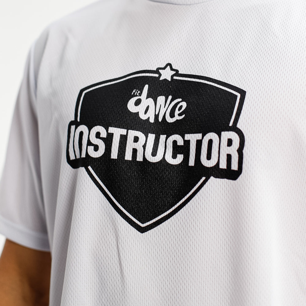 CAMISETA CLASSIC INSTRUCTOR FITDANCE BRANCA