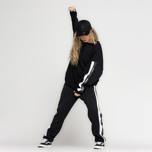 MOLETOM LISTRA PRETO FTDNC