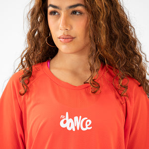 CAMISETA RAGLAN FITDANCE CHROMA VERMELHO