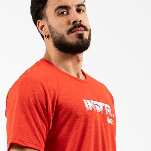 CAMISETA RAGLAN INSTRUCTOR FITDANCE CHROMA VERMELHO