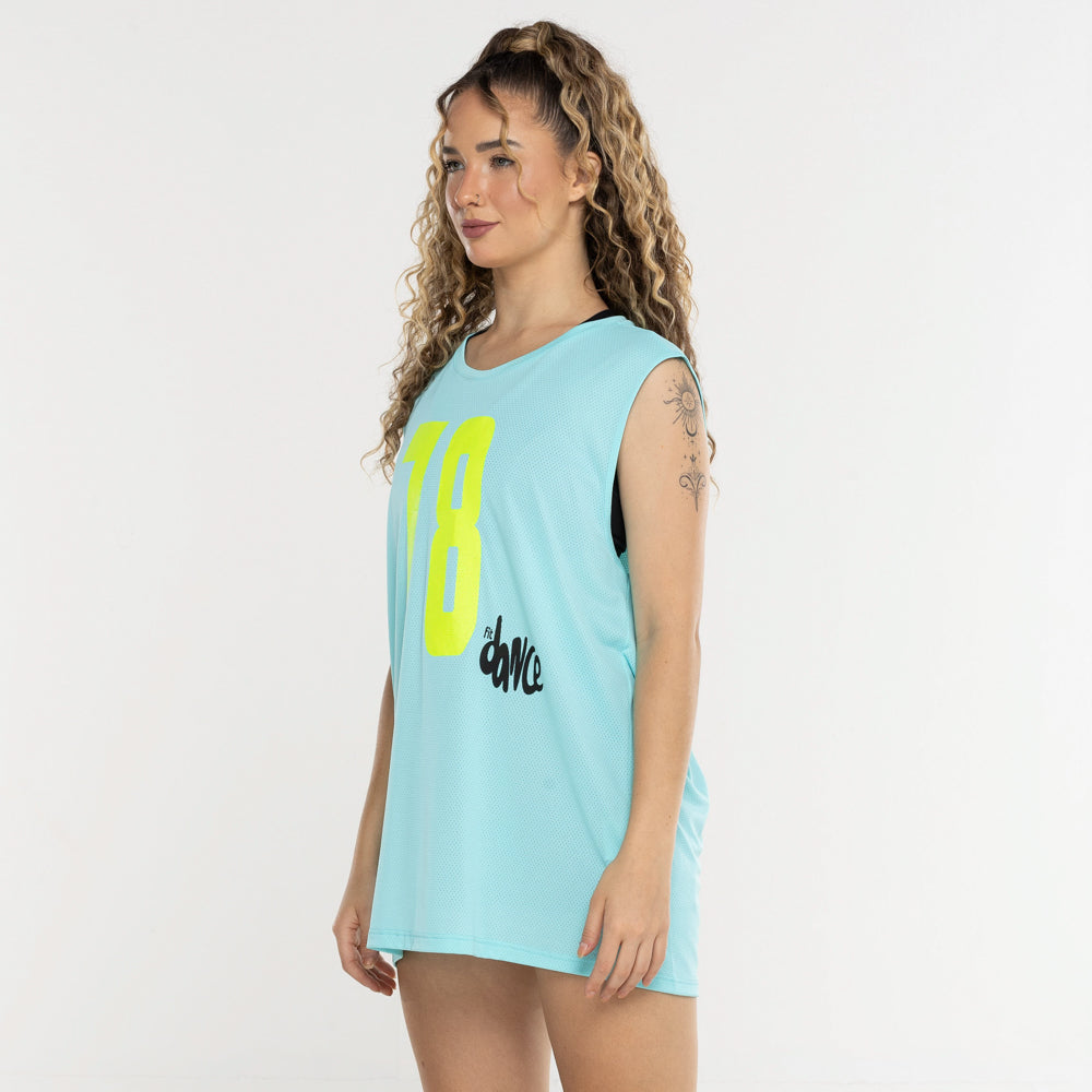 REGATA POLI MACHÃO FITDANCE AZUL