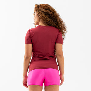 BABY LOOK FITDANCE CHROMA VINHO