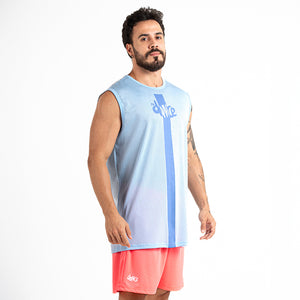 REGATA MASCULINA FITDANCE LINES AZUL