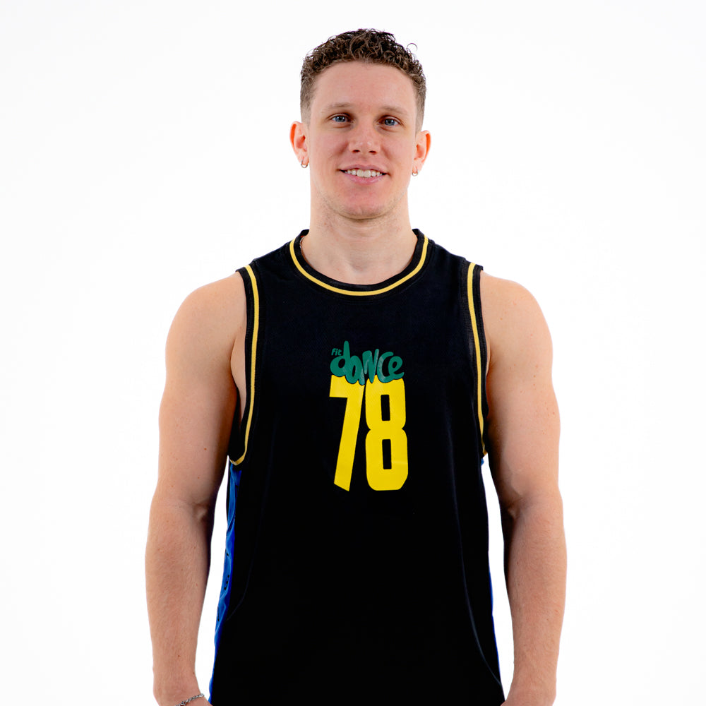 REGATA BASQUETE CUSTOM FITDANCE PRETO