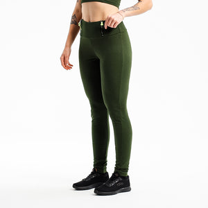 LEGGING ZÍPER FITDANCE PL VERDE