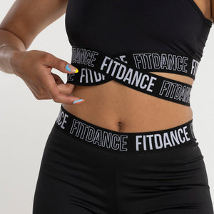 TOP ELASTICO CRUZADO FITDANCE PRETO