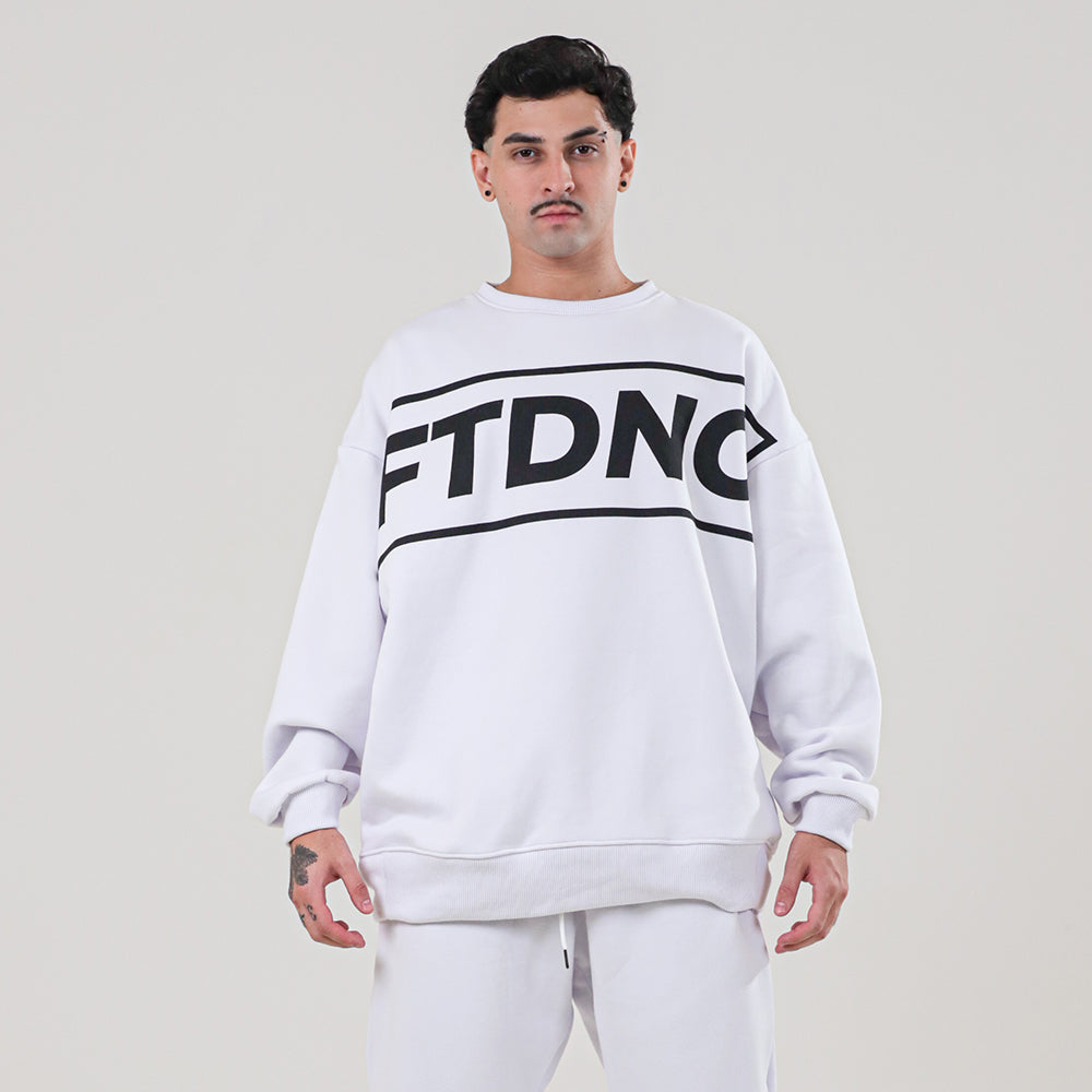 MOLETOM OMBRO LARGO FTDNC WHITE