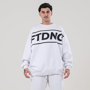 MOLETOM OMBRO LARGO FTDNC WHITE