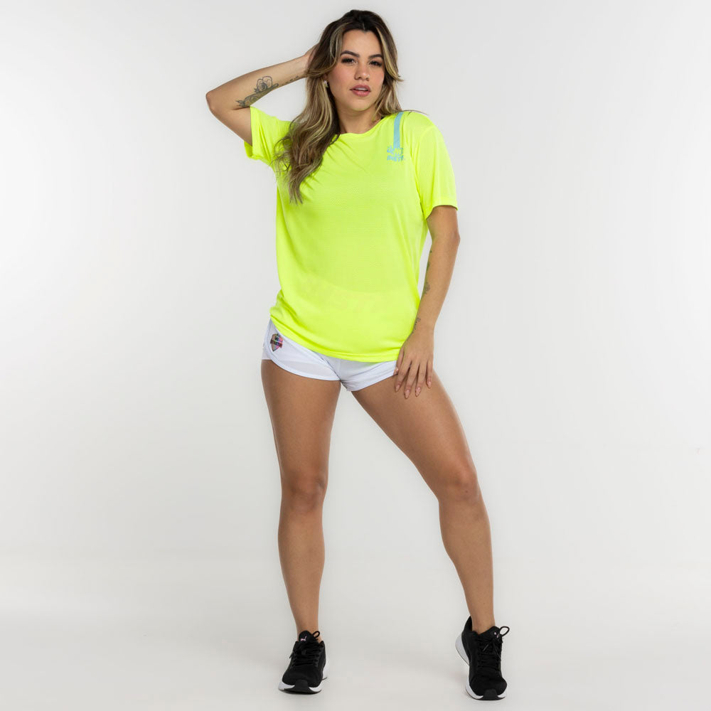 CAMISETA ESTAMPA OMBRO FITDANCE INSTRUCTOR VERDE