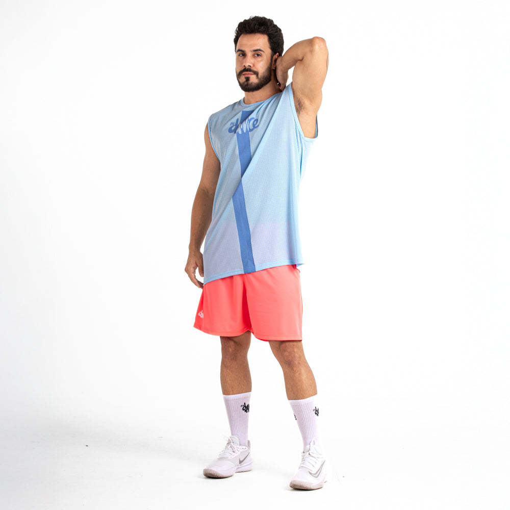 REGATA MASCULINA FITDANCE LINES AZUL