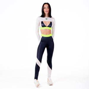 CASACO CROPPED CIRRE FITDANCE BEGE