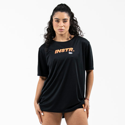 CAMISETA DRY FIT INSTRUCTOR BEATS FITDANCE PRETO