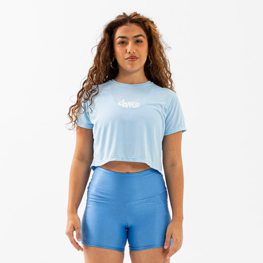 CROPPED FITDANCE CHROMA AZUL